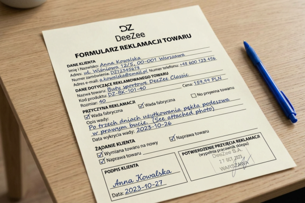 DeeZee zwrot i reklamacja (2026) – Kompletny poradnik krok po kroku